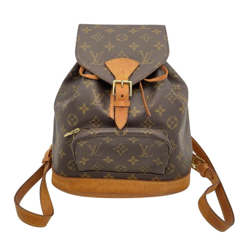 Louis Vuitton Monogram Montsouris MM Backpack - Brown Canvas