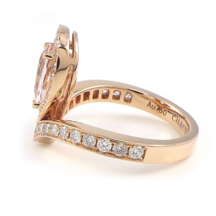 Chaumet Joséphine Églantine Ring with Pink Quartz & Diamonds