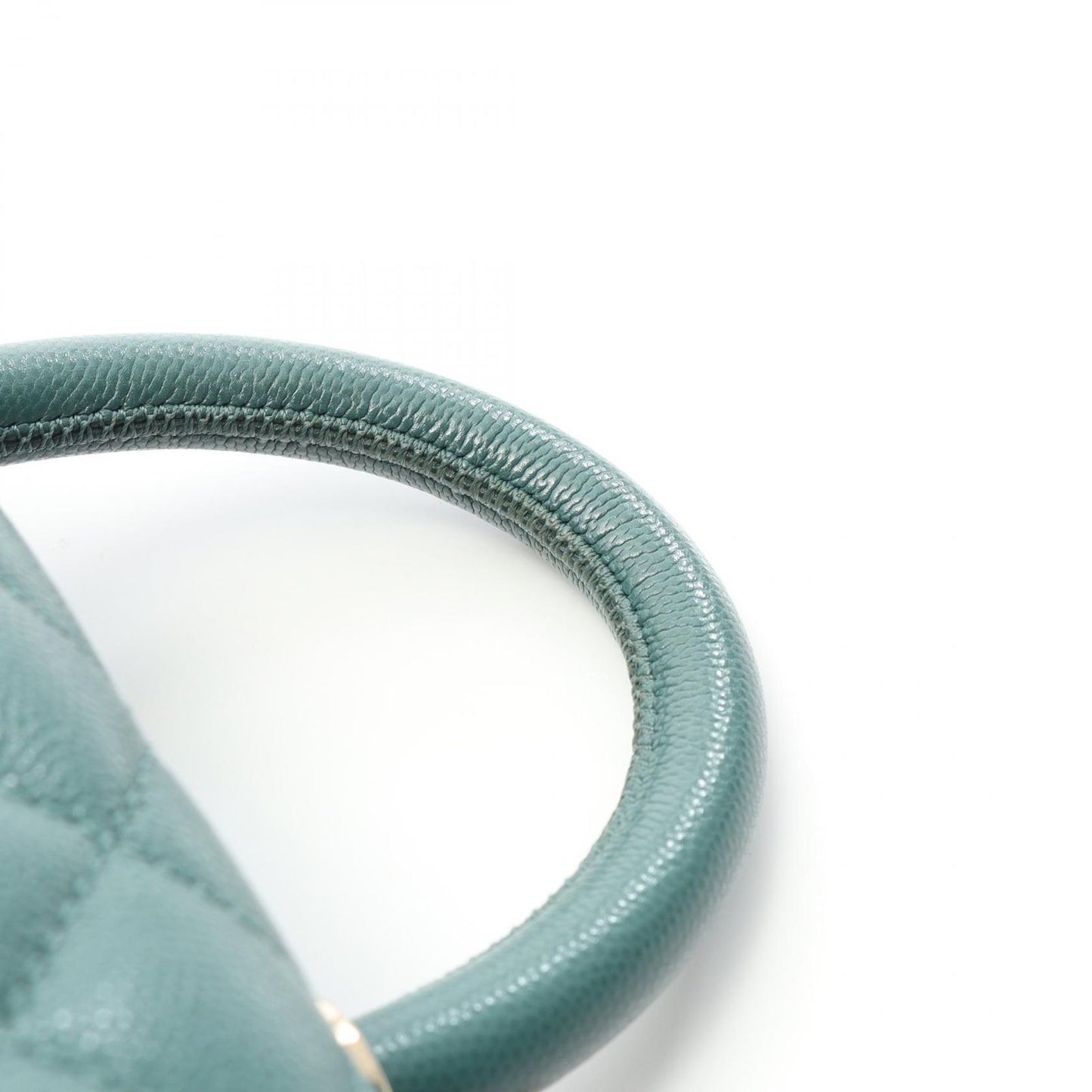 CHANEL Coco Handle XXS Top Handle Handbag in Blue Green