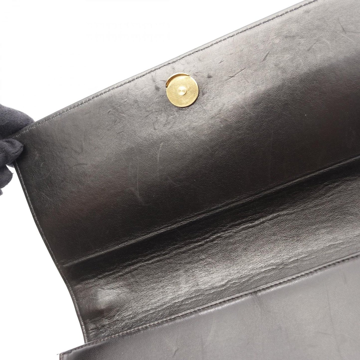 CHANEL Black Lambskin Coco Mark Chain Handbag - Timeless Elegance