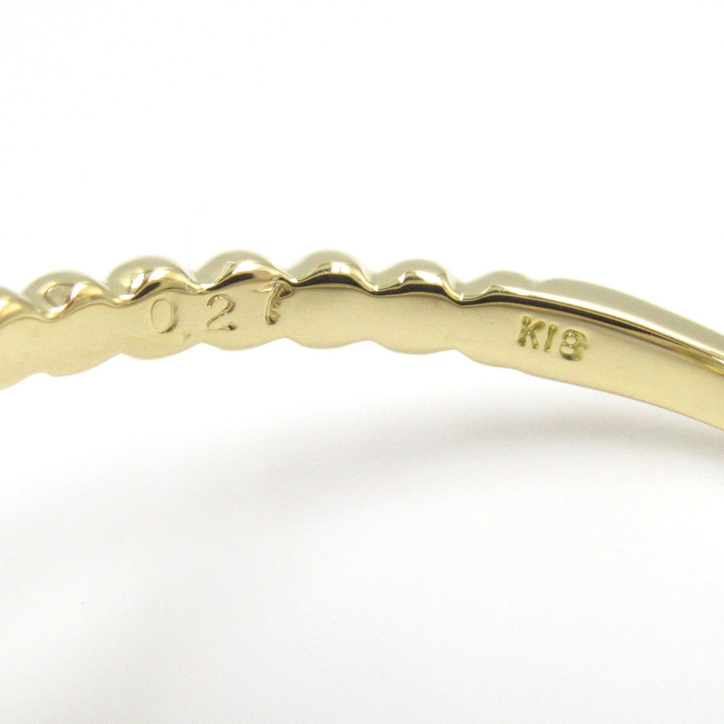 Exquisite K18 Yellow Gold Diamond Ring - 0.27ct Elegance