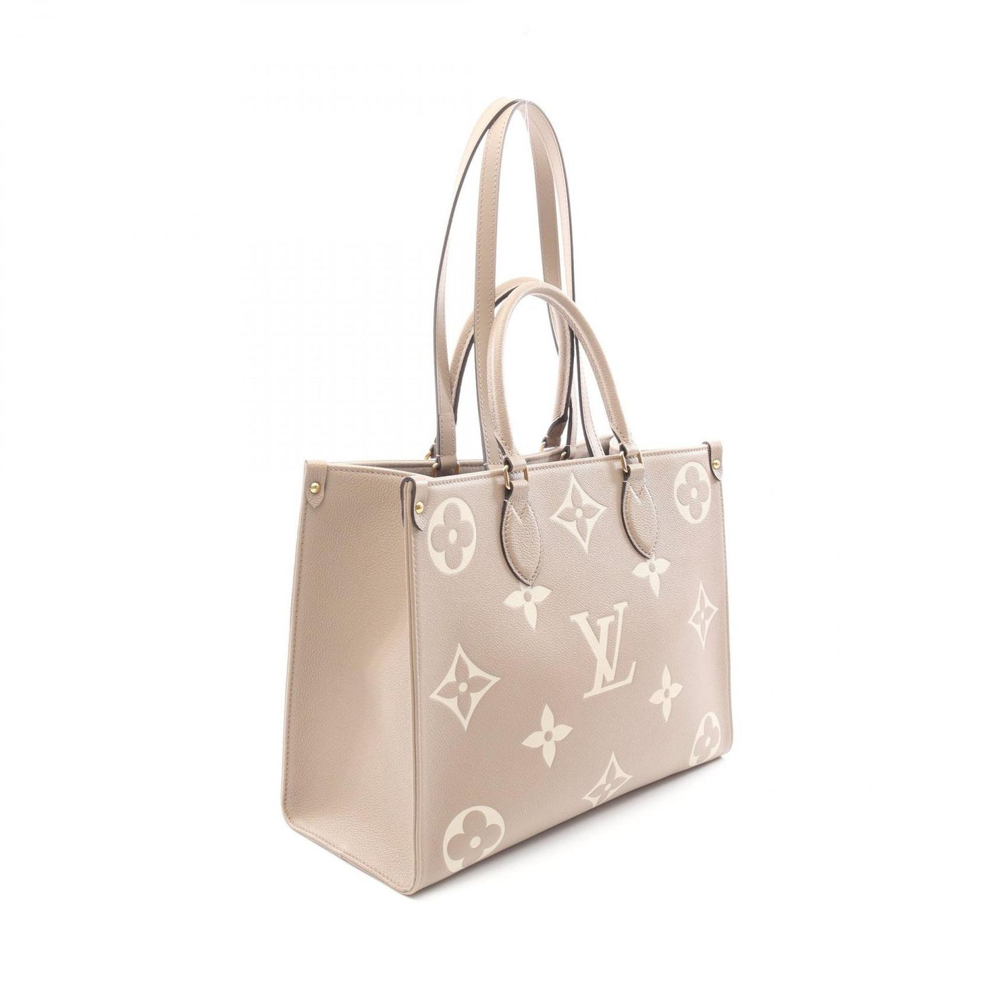 Louis Vuitton OnTheGo MM Tote Bag in Bi-Color Monogram Empreinte