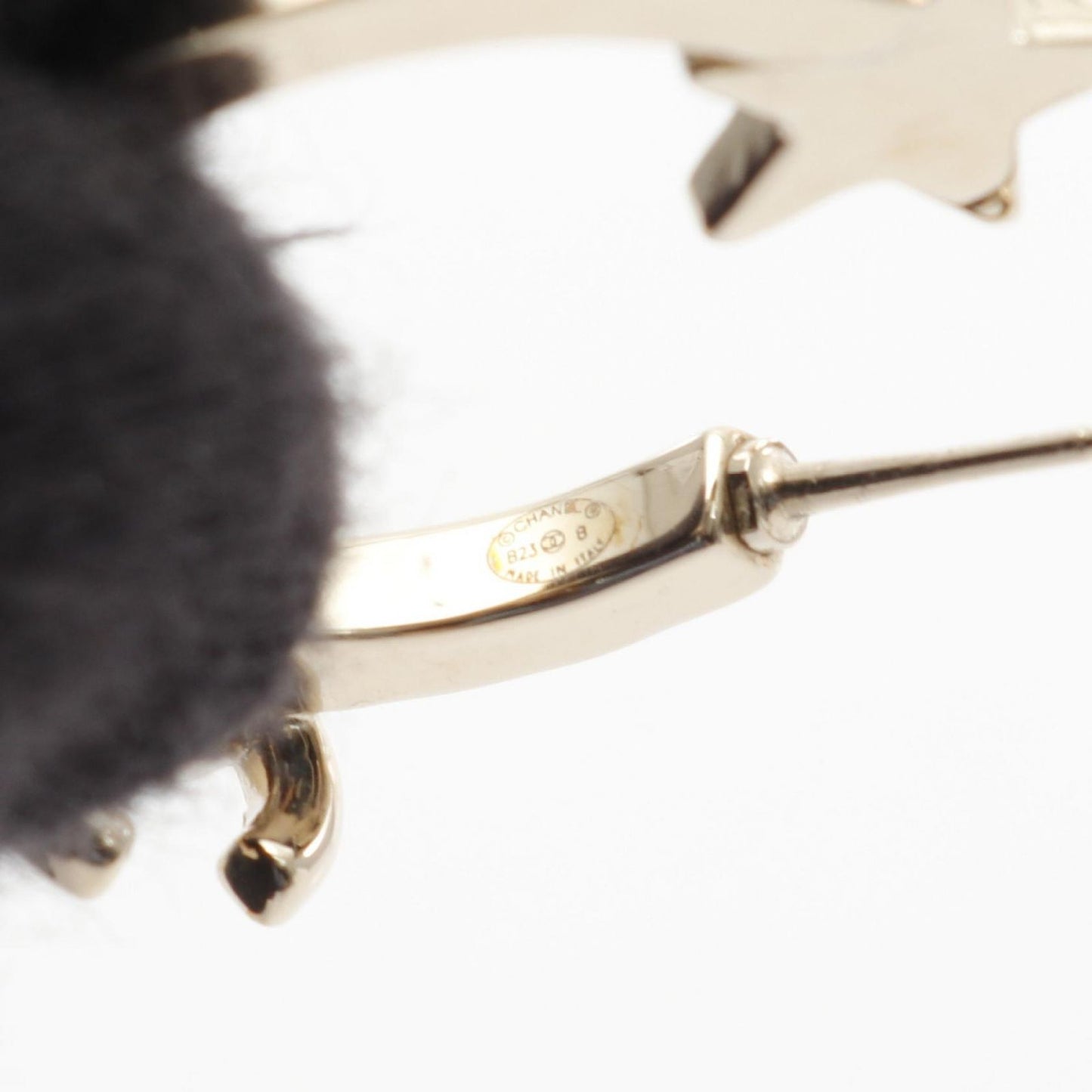 CHANEL Coco Mark Star Hoop Earrings in Gold Plated Luxury