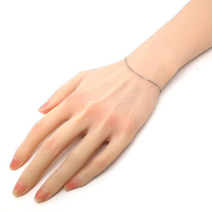 Exquisite PT850 Venetian Chain Bracelet - Timeless Elegance