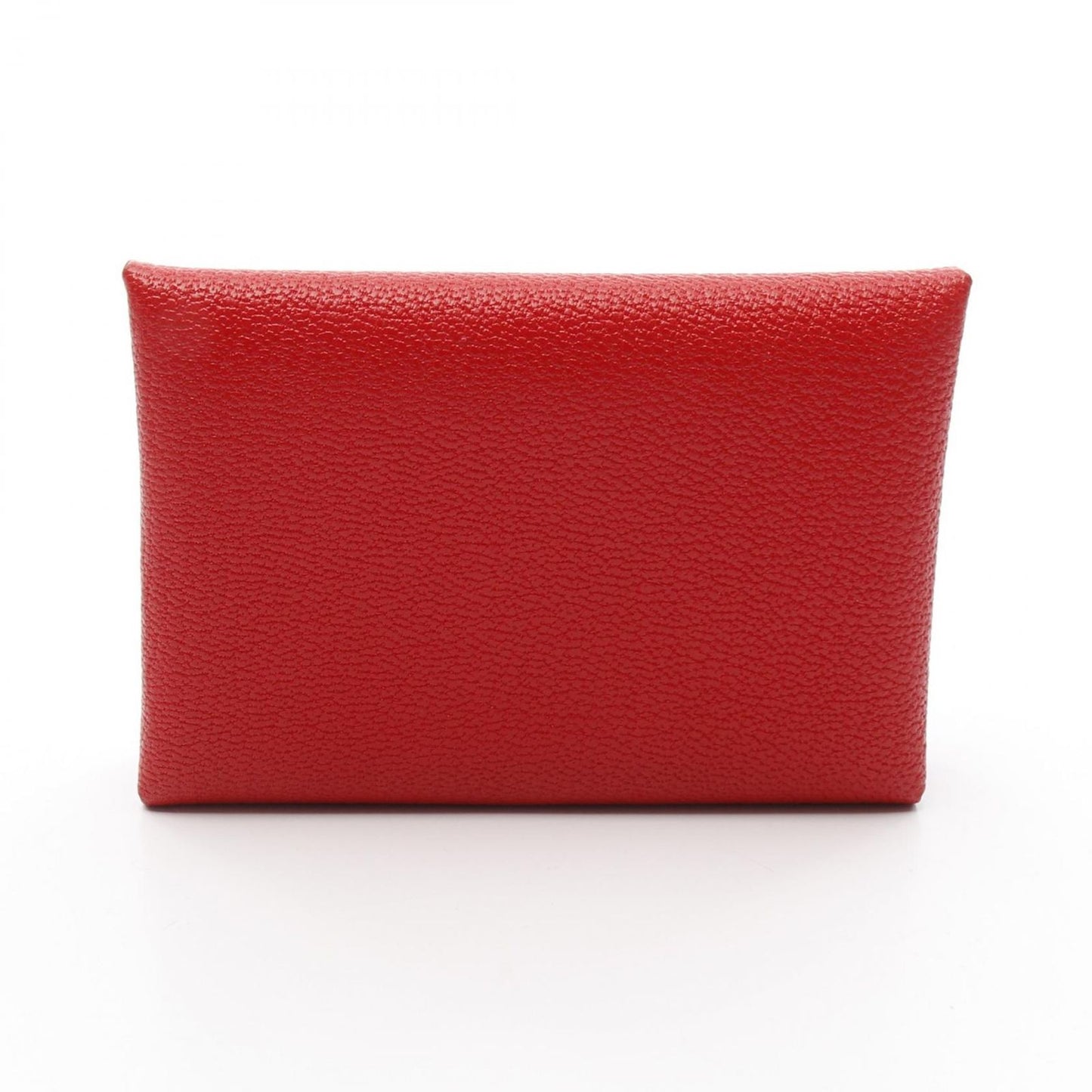 HERMES Calvi Duo Coin Case in Rouge de Coeur/Rose Darlene - Unused
