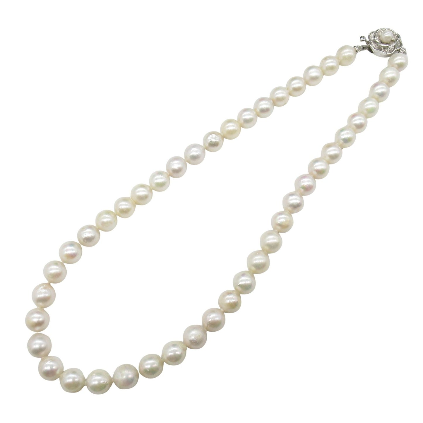 Elegant Pearl Necklace in Silver 925 - Timeless Luxury