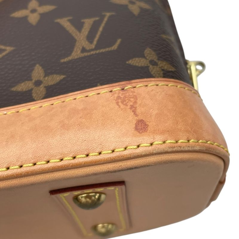 Louis Vuitton Alma BB Monogram Canvas Handbag - Brown