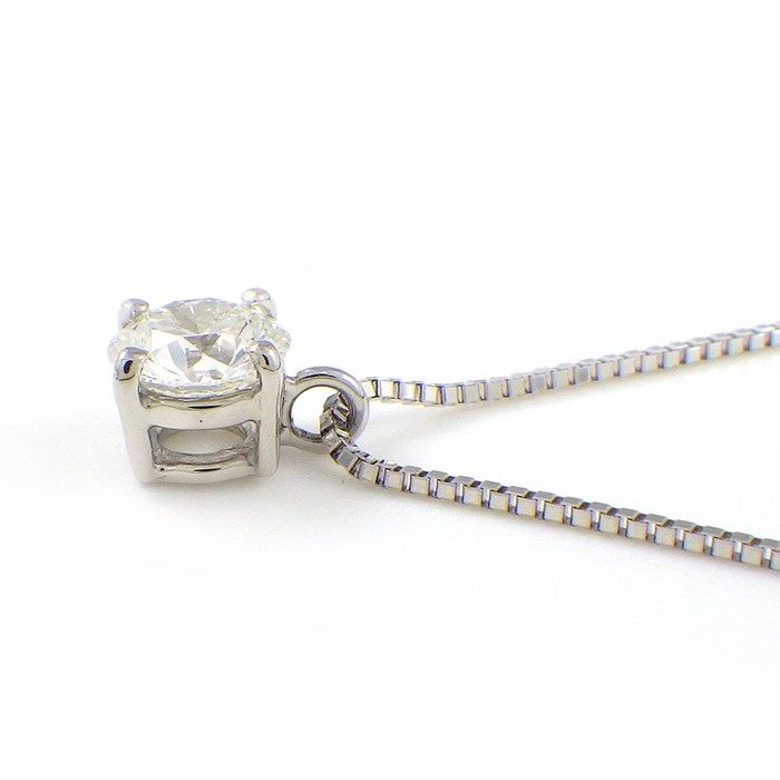 Exquisite 0.544ct Round Brilliant Cut Diamond Necklace in Platinum
