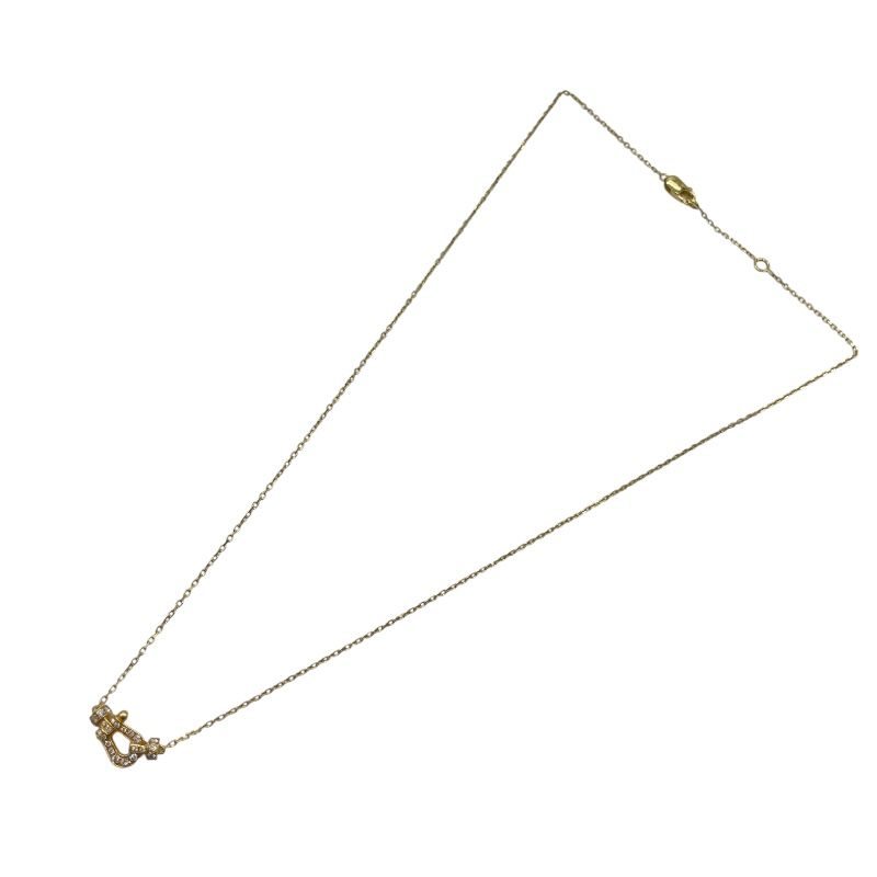 FRED Force 10 Diamond Necklace Small in 18K Yellow Gold