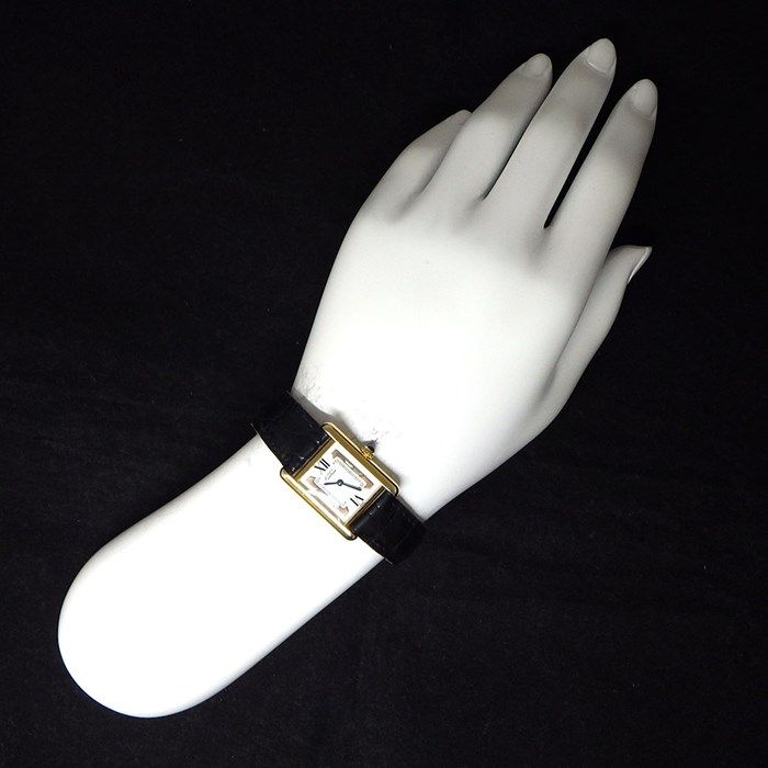 Cartier Must Tank SM Vermeil Watch - Timeless Elegance