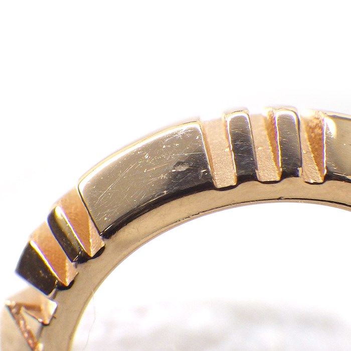 Tiffany & Co. Atlas X Hoop Earrings in K18 Pink Gold