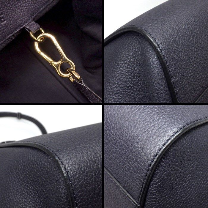 LOEWE Hammock Small Handbag in Midnight Blue - Exquisite Craftsmanship