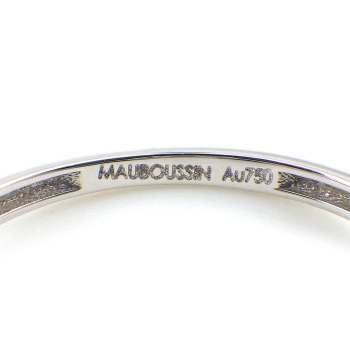 MAUBOUSSIN Soleil Éte Ring with Blue Topaz & Diamond in K18WG