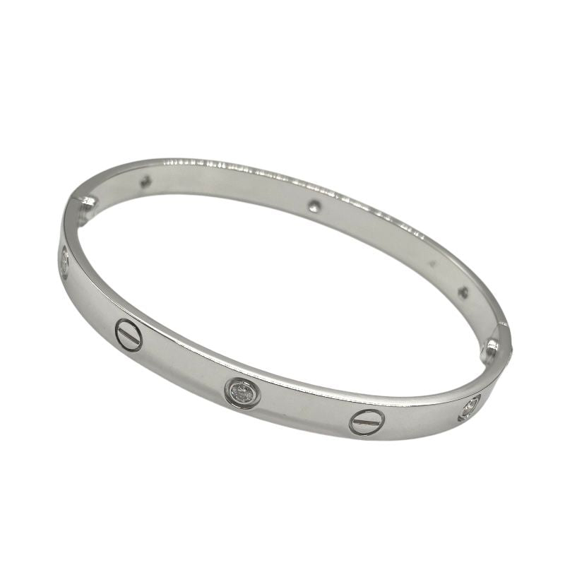 Cartier Love Bracelet 6PD in 750WG with Diamonds - Exquisite Luxury