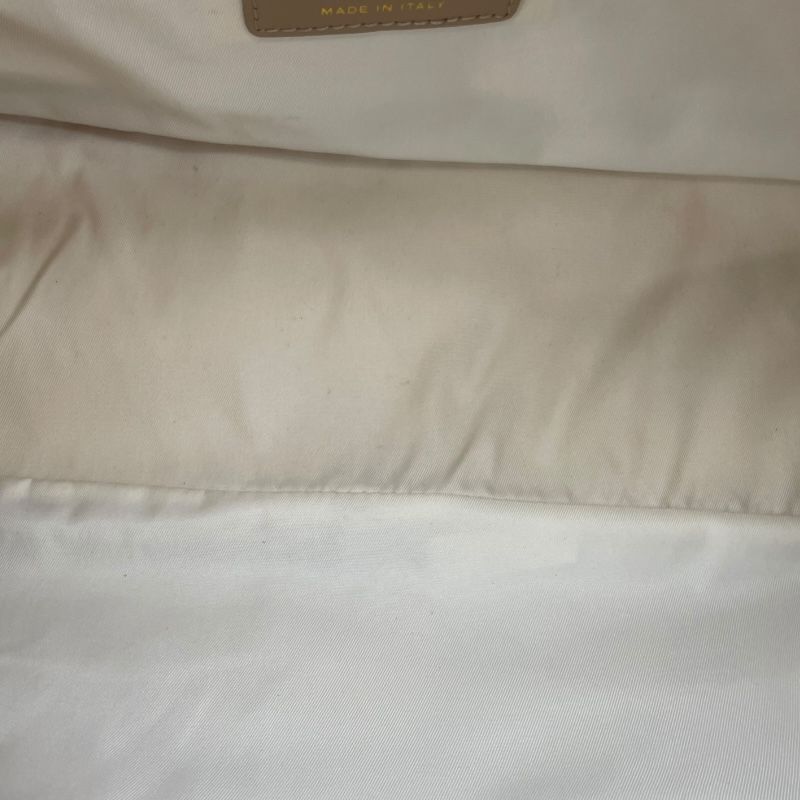 CHANEL New Travel Line Boston Bag A15828 - Beige Nylon Jacquard