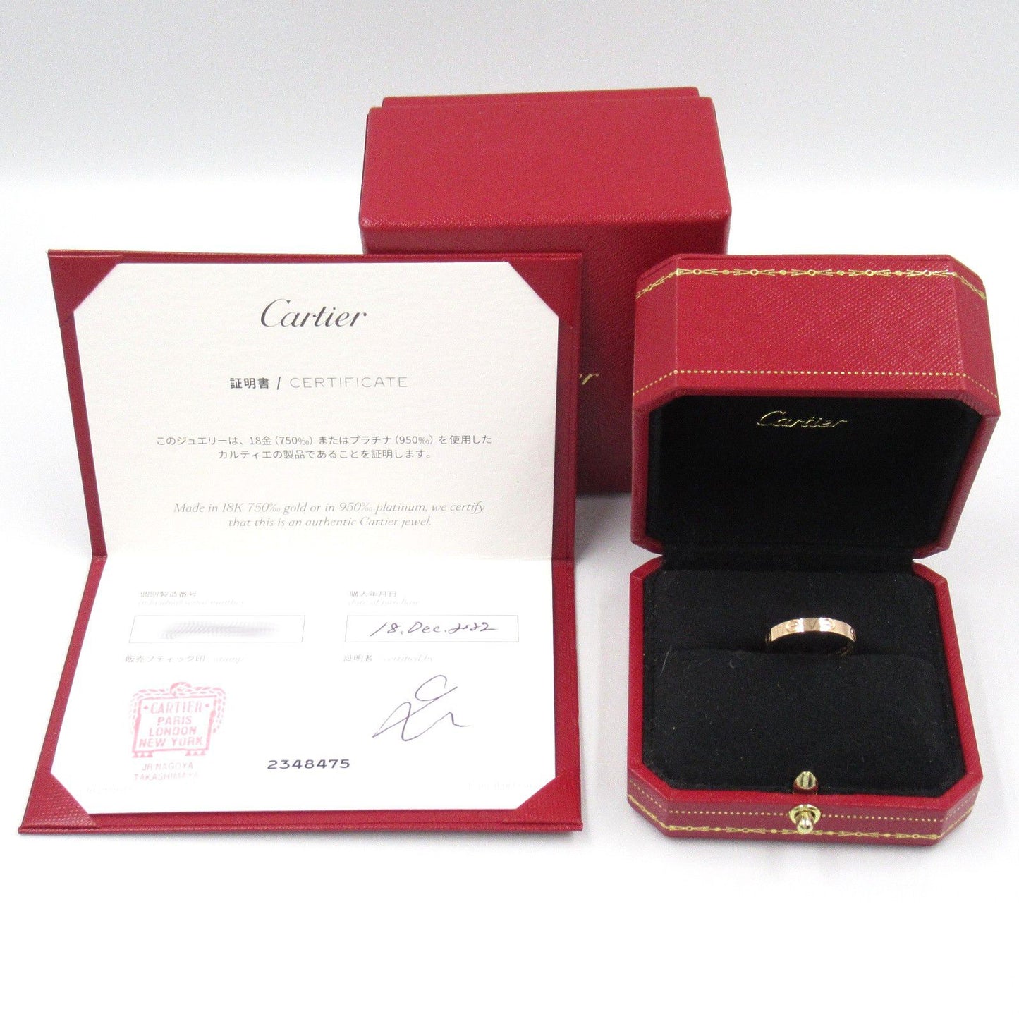 Cartier Mini Love Ring in 18K Pink Gold - Timeless Elegance