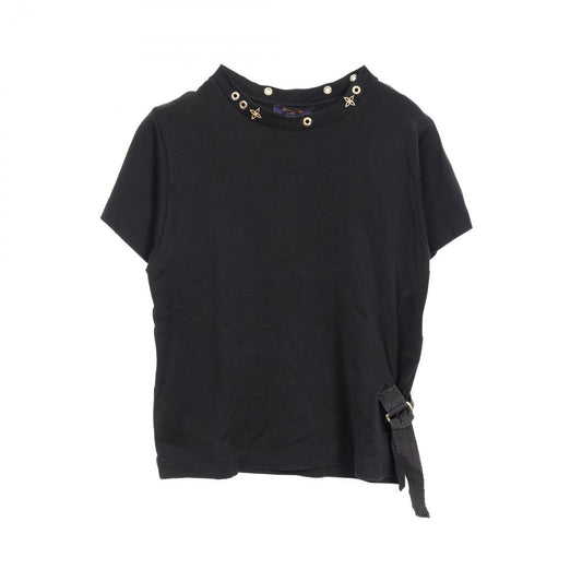 Louis Vuitton Side Strap Cotton T-Shirt - Black XS