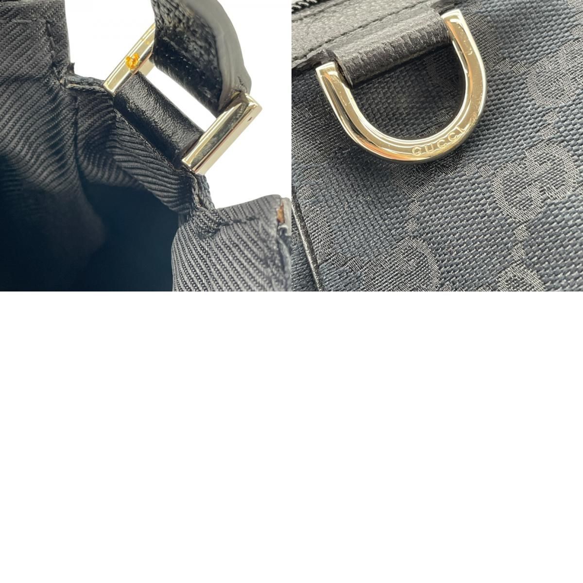 GUCCI Abbey One-Shoulder Handbag in Black GG Canvas