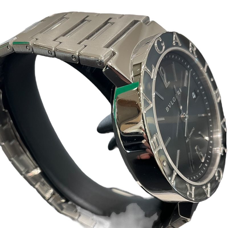 BVLGARI BVLGARI BB38SSAUTO Black Stainless Steel Men's Watch