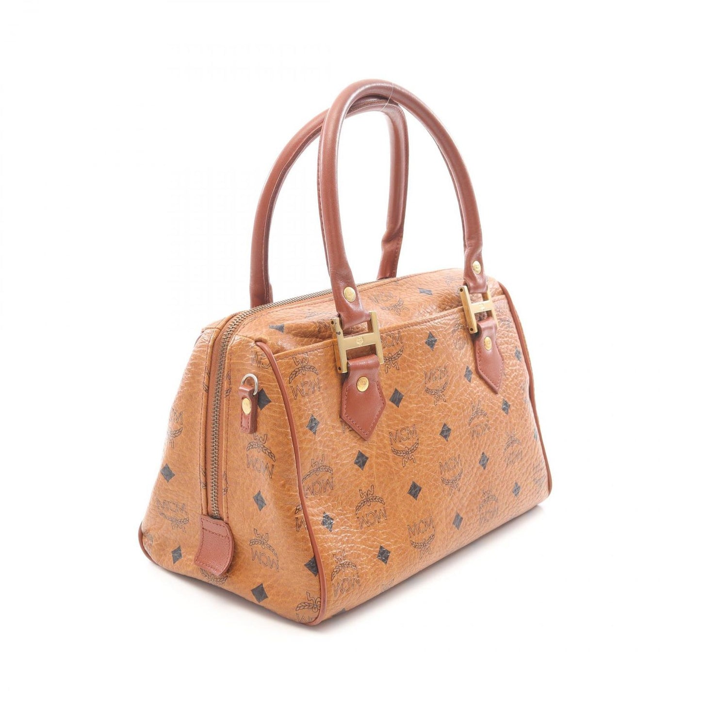 MCM Visetos Brown Handbag - Timeless Elegance
