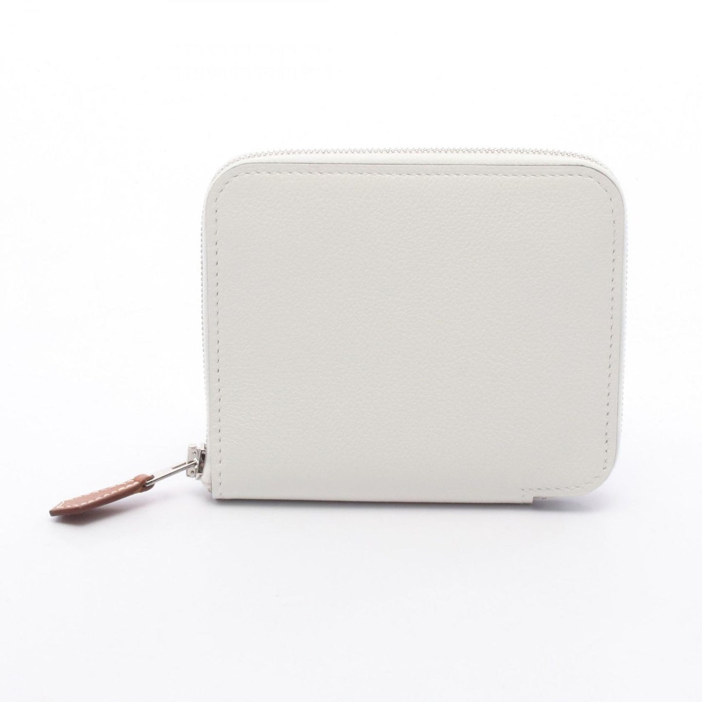 HERMES Azap Compact Silk-In Wallet in New White - Exquisite Craftsmanship