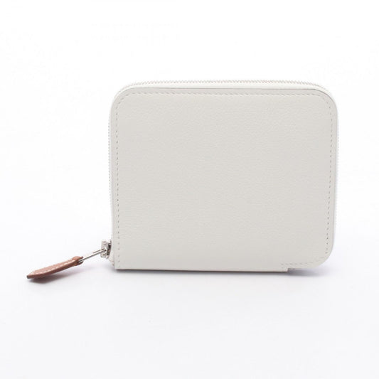 HERMES Azap Compact Silk-In Wallet in New White - Exquisite Craftsmanship