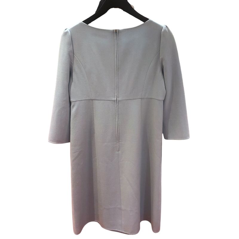 FOXEY Charlotte Blue Wool Dress - Timeless Elegance