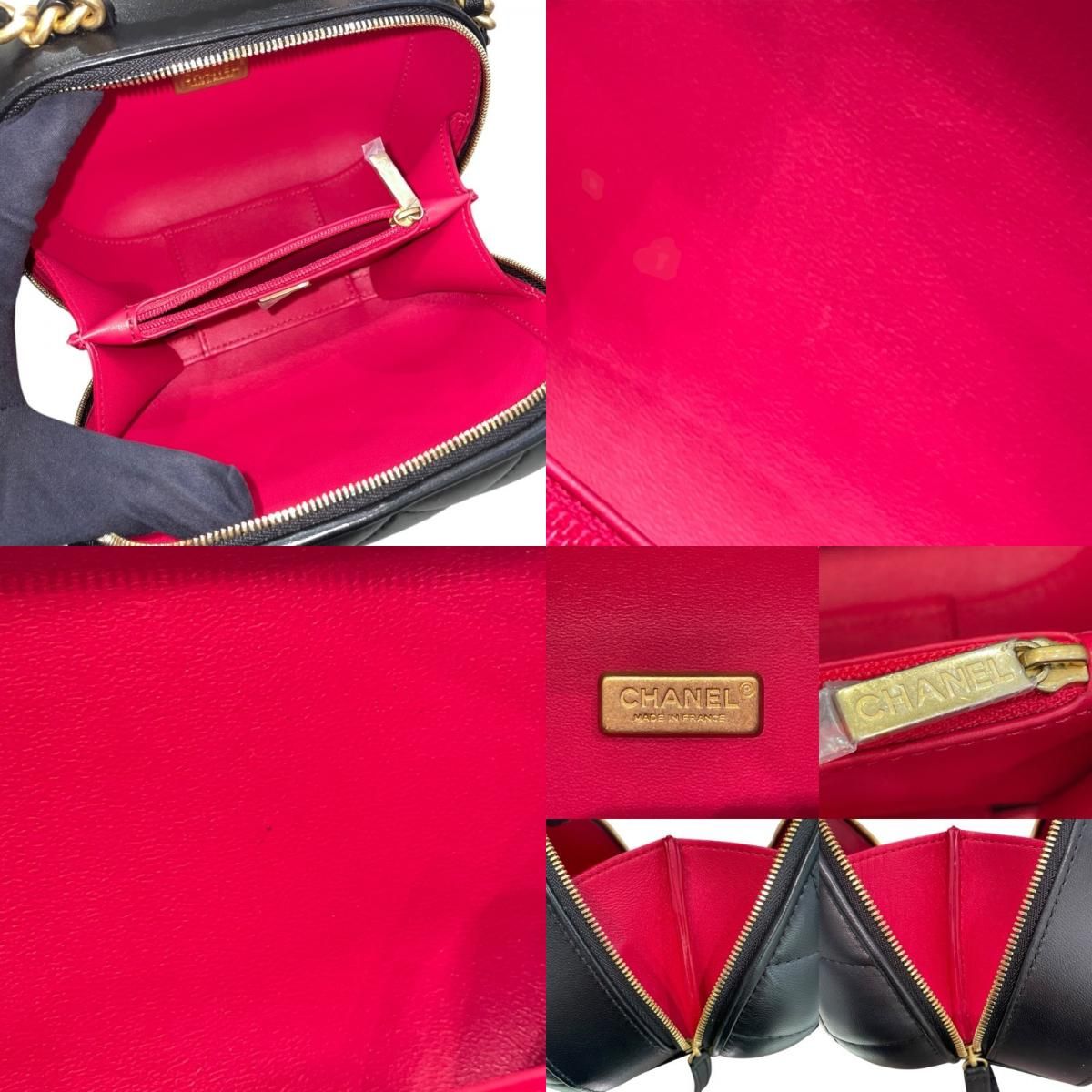 CHANEL Matelassé 2WAY Shoulder Bag in Black & Gold Hardware