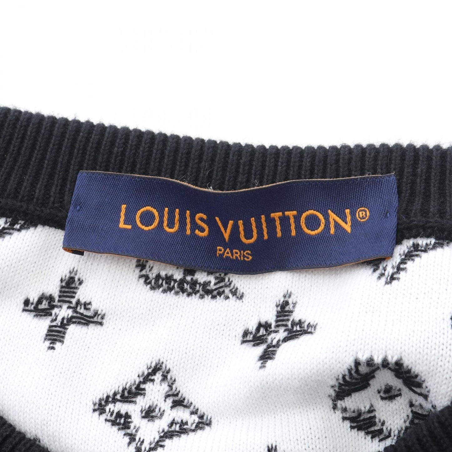 Louis Vuitton Gradient Monogram Cotton Knit Sweater - XL