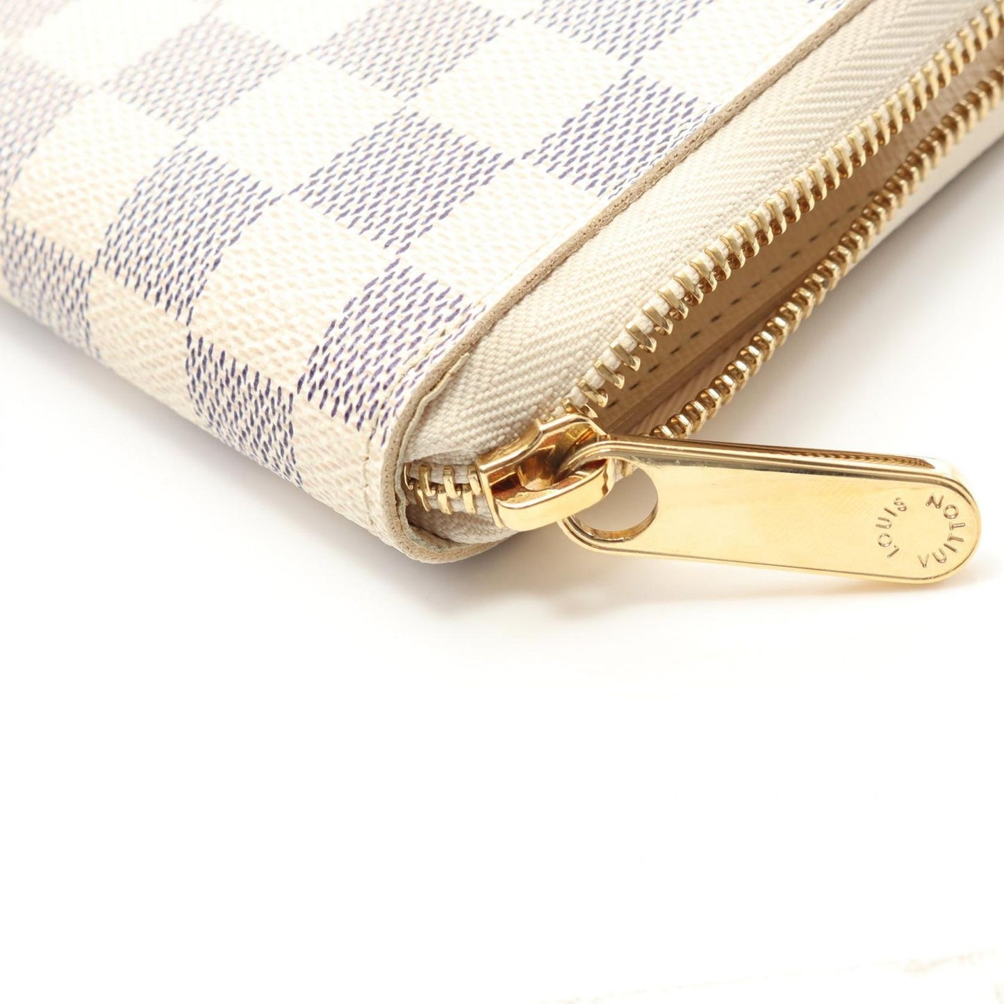 Louis Vuitton Zippy Organizer Wallet in Damier Azur Canvas