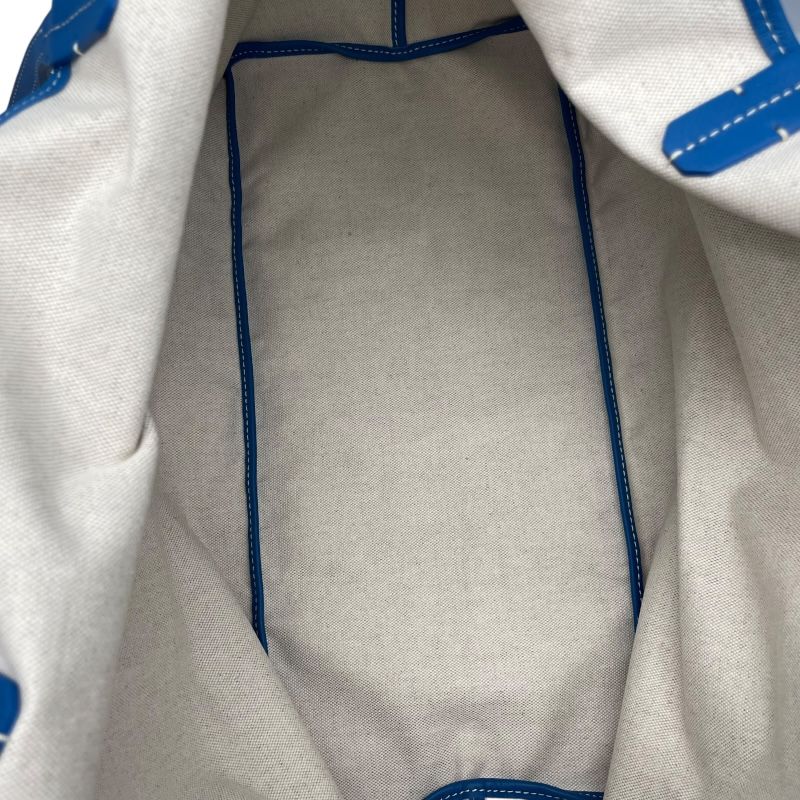 GOYARD Saint Louis GM Blue Coated Canvas Tote Bag - Exquisite Luxury