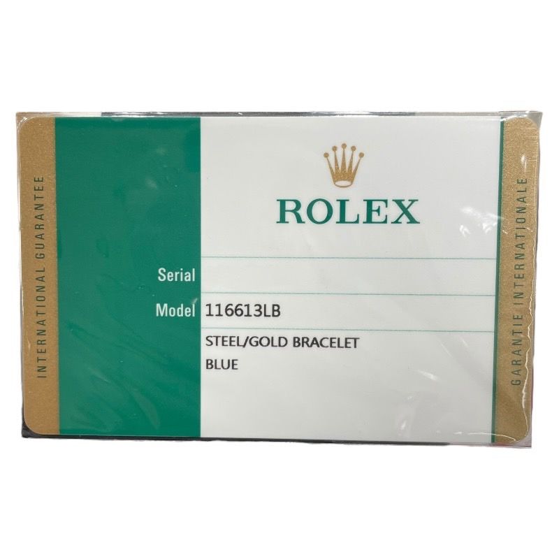 Rolex Submariner 116613LB Blue K18/SS Automatic Men's Watch