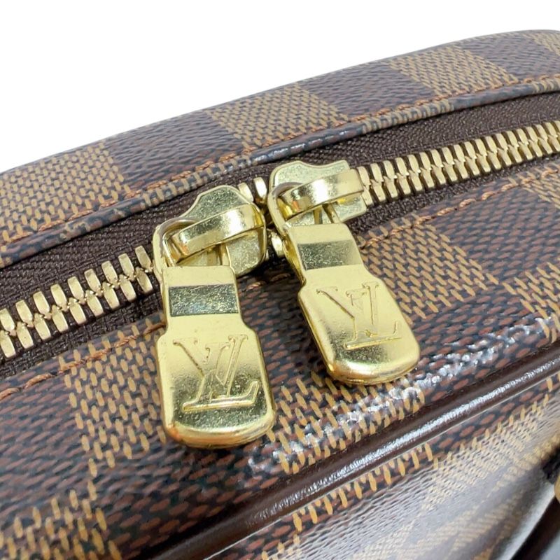 Louis Vuitton Saria Mini Handbag - Brown Damier with Gold Hardware