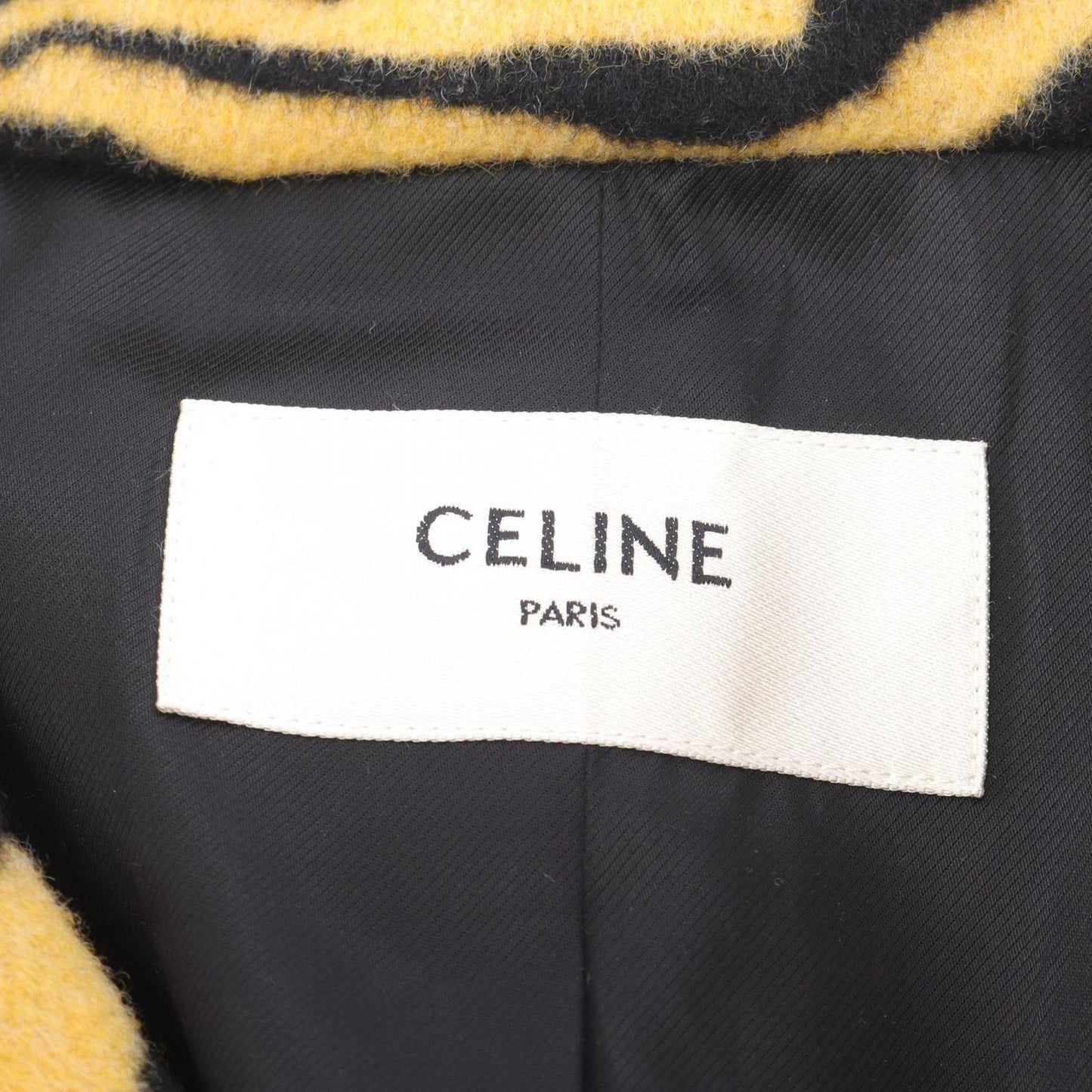 CELINE Tiger Mac Coat - Exquisite Wool Chesterfield for Men