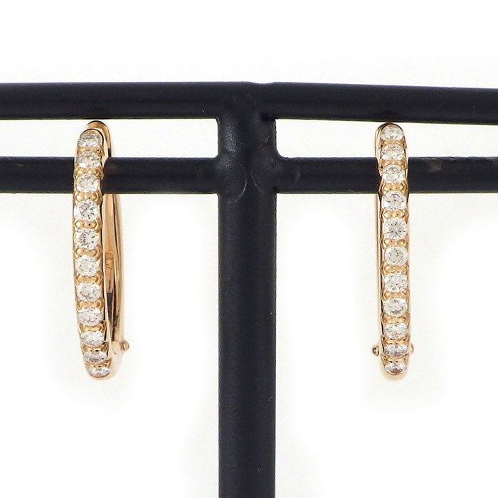 Cartier Trinity Earrings with Diamonds in Three Colors