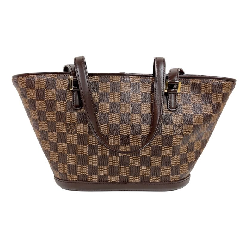 Louis Vuitton Monceau PM Handbag - Brown Damier Canvas with Gold Hardware