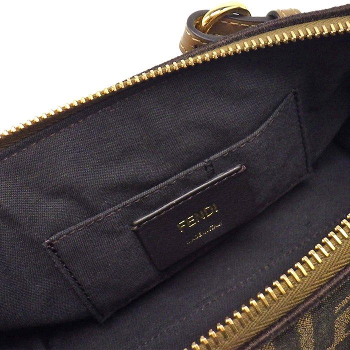 Fendi Zucca By The Way Mini Shoulder Bag - Brown Jacquard