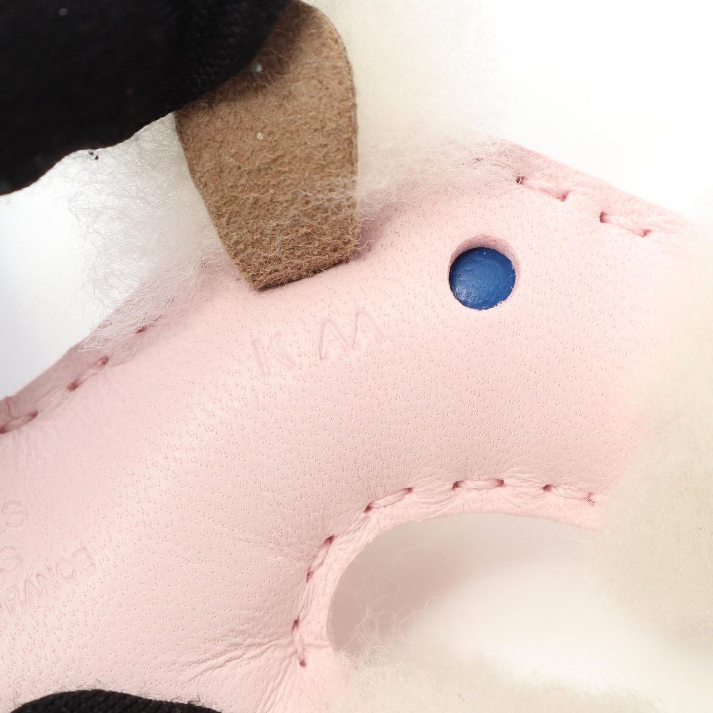 HERMES Buddy Charm in Rose Darlin & Blue France - Unused Luxury Accessory