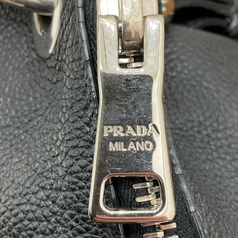 PRADA Viterbo Phoenix Semi Shoulder Bag - Black Luxury Fashion