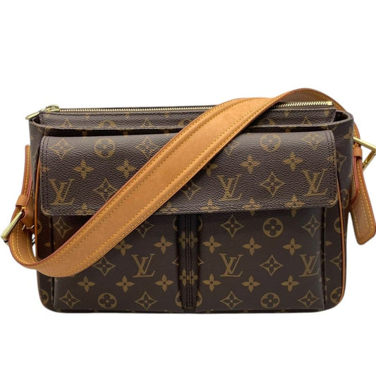 Louis Vuitton Viva Cite GM Monogram Canvas Shoulder Bag - Brown
