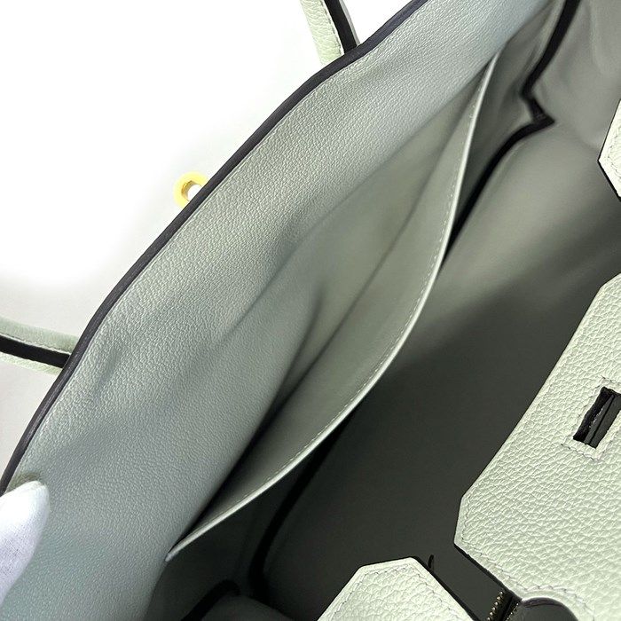 HERMES Birkin 30 Handbag - 2023 Grineve Togo with Gold Hardware