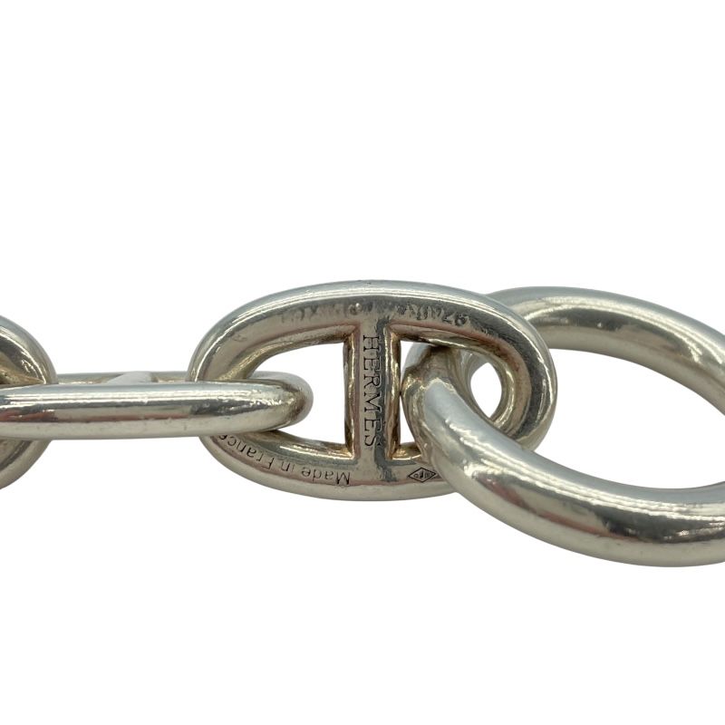 HERMES Chaine d'Ancre Bracelet 12 Links in Silver SV925