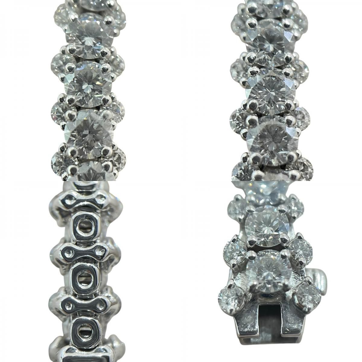 GRAFF Duet Triple Row Bracelet in 750WG with Diamonds
