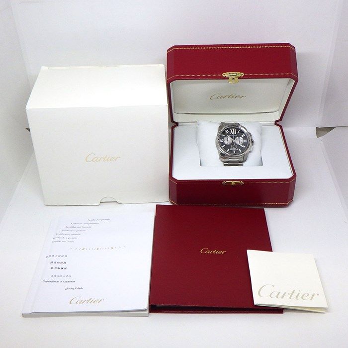 Cartier Calibre de Cartier Chronograph W7100061 - Black Dial