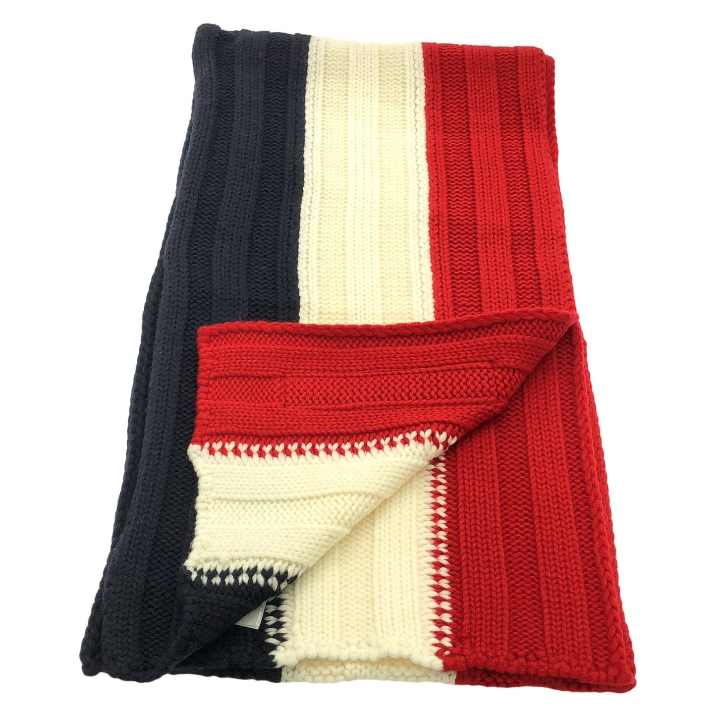 MONCLER Red Wool Scarf - A Timeless Luxury Accessory