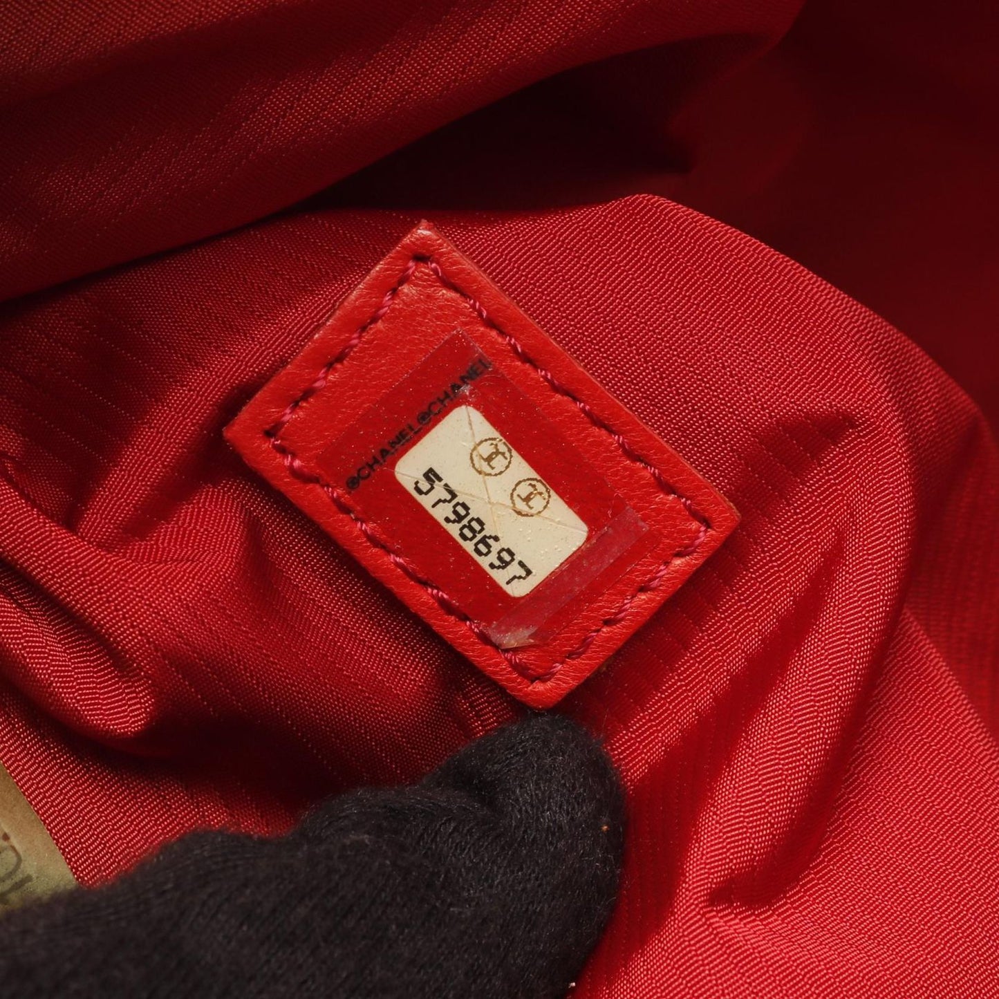 CHANEL Vintage Travel Line Boston Bag - Black Nylon