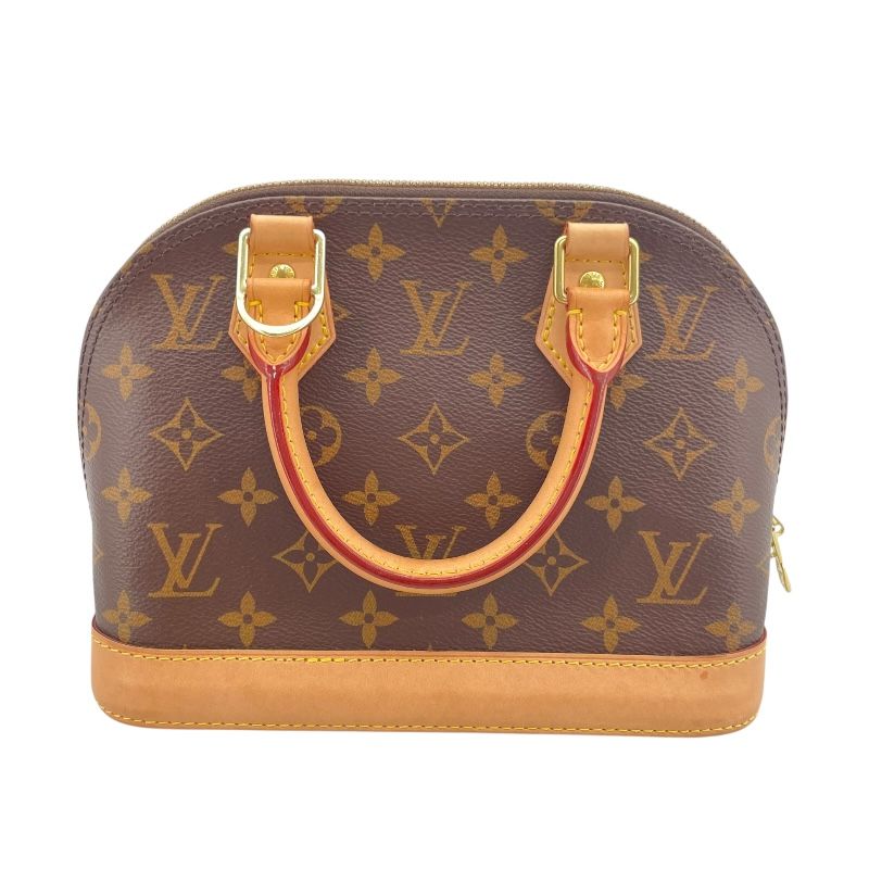 Louis Vuitton Alma BB Monogram Canvas Shoulder Bag - Brown