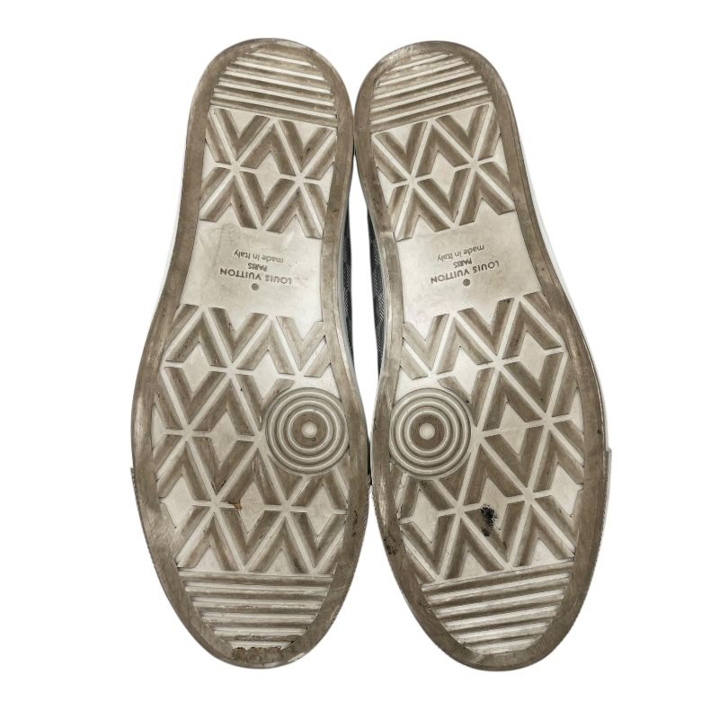 Louis Vuitton Tattoo Line Metallic Low-Cut Sneakers - Silver, UK9.5