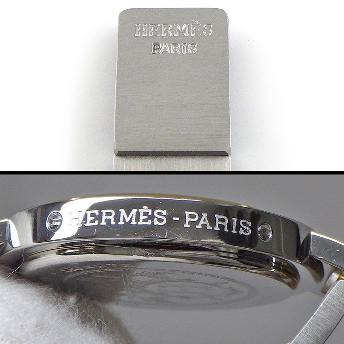 HERMES Clipper CL4.220 Ivory Dial Quartz Watch - Exquisite Craftsmanship