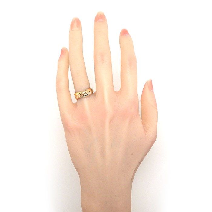 Cartier Trinity Ring in Three Colors of Gold - Size 10